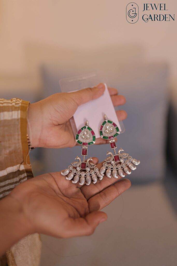 Peacock Chand Earring